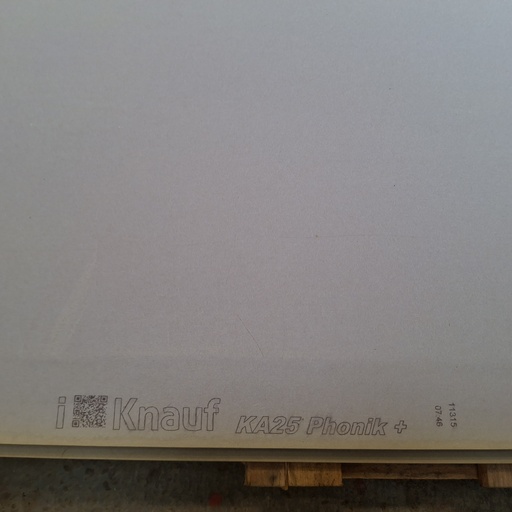 [250922FID043] -25% Plaque Placo BA25 Acoustique - 300 x 90 x 2.5cm