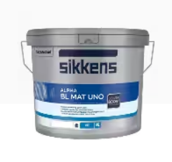 Peinture Int Noir SIKKENS Alpha BL Mat Uno 15L