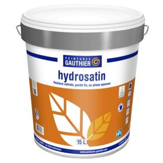 Peinture Int Acrylique Gris PEINTURES GAUTHIER HydroSatin 7.5L