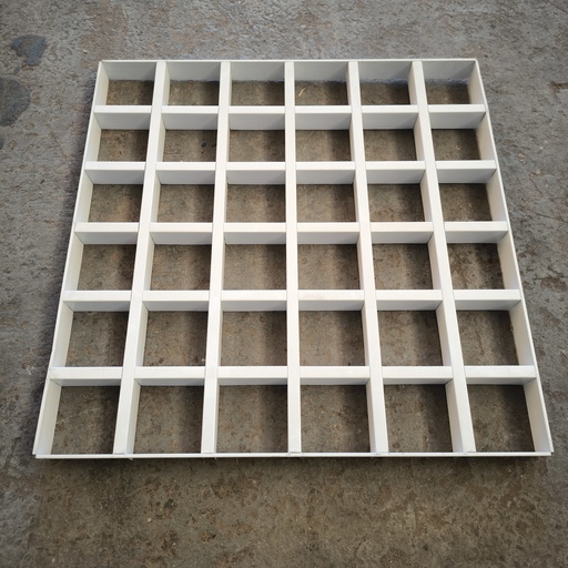 [250926FID034] Grille Plafond Suspendu - 60 x 60 x 4cm