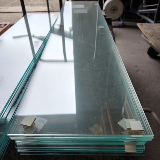 Panneau De Verre Simple Vitrage Bords Polis - 30 x 0.6cm