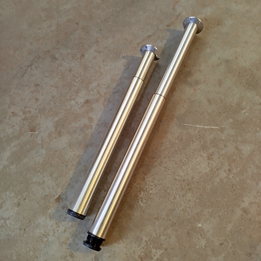 [260119PVE005] Paire Pieds De Table Réglables - h : 126cm