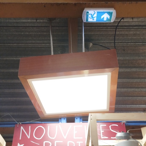 [260119PVE003] Luminaire Suspendu - 70 x 70 x 16cm