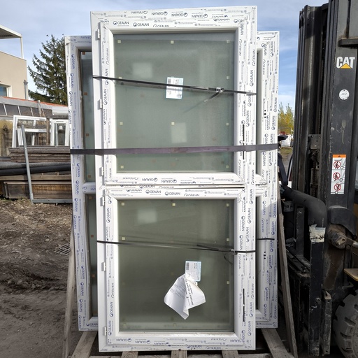 [251106PER006] Menuiserie PVC 2 Ouvrants - 2020 x 910 x 60mm