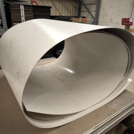 [251106PER016] Lot Rouleau Revêtement Mural Lessivable Blanc - 2.7m² - 3 x 0.9m