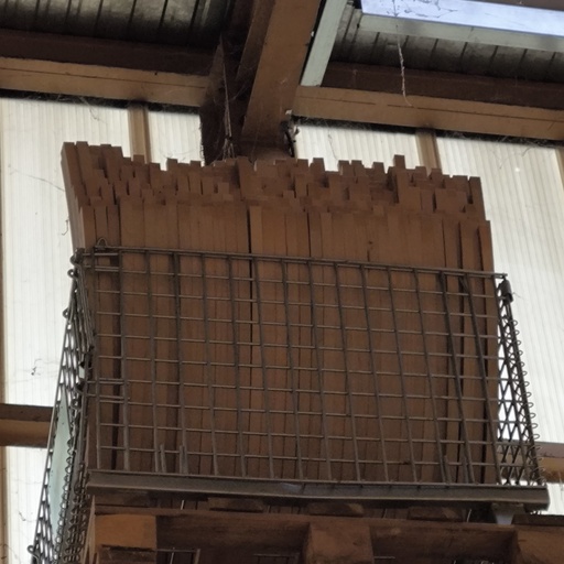 [251106PER029] Baguette Arrondie MDF Plaquée Hêtre - 129 x 2 x 1.5cm