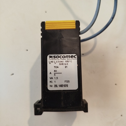 [251119CAV002] Transformateur De Courant 80A→5A SOCOMEC