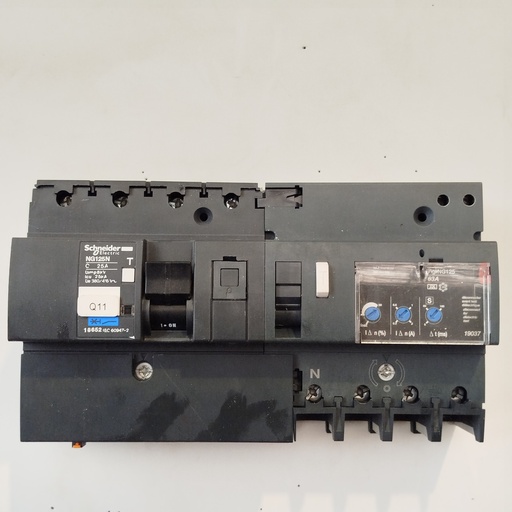 Disjoncteur Triphasé + Bloc Différentiel SCHNEIDER 