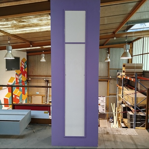 [251217ITI008] Module Violet Contreplaqué + Plexiglass - 2740 x 933 x 550mm