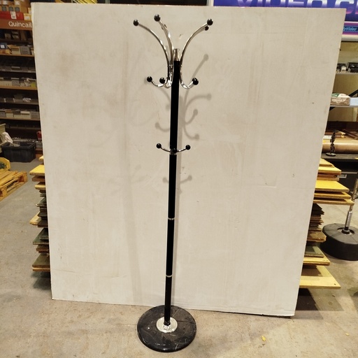 [260107ITI041] Porte Manteau Sur Pied Acier - 180 x 40cm