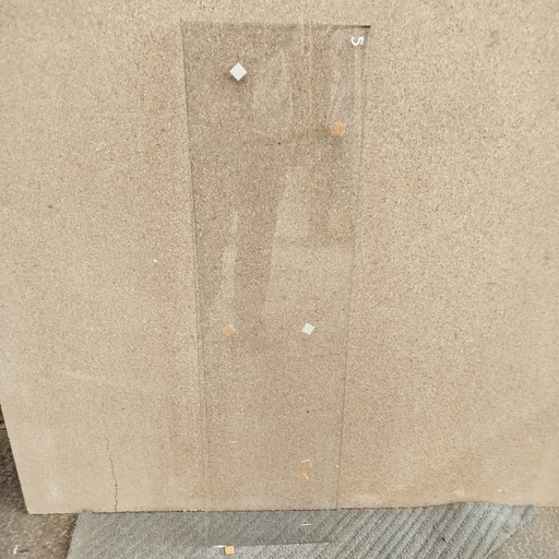 [260113PAU005] Panneau De Verre Trempé - 964 x 264 x 5mm