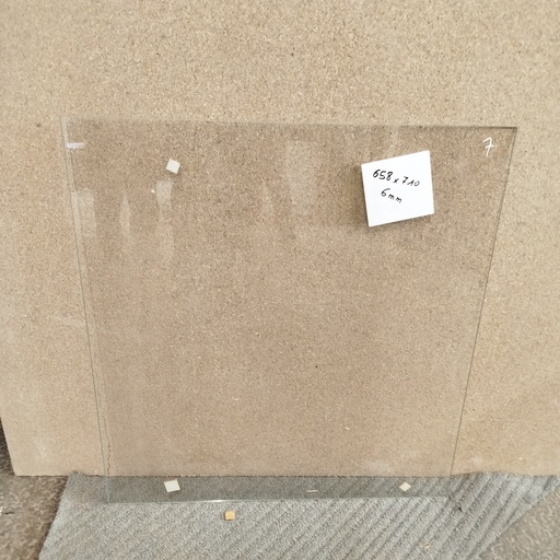 [260113PAU007] Panneau De Verre - 710 x 658 x 6mm