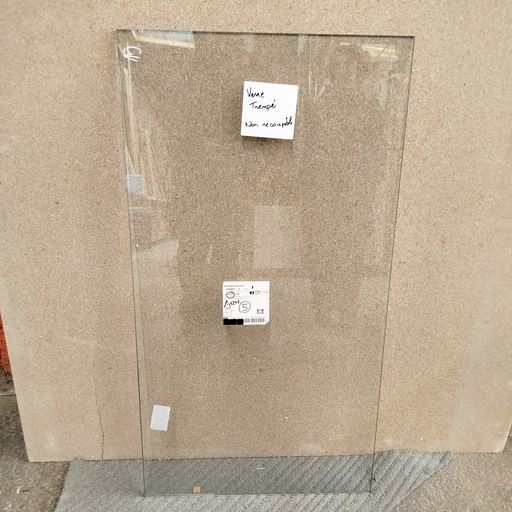 [260113PAU015] Panneau De Verre Trempé - 1027 x 547 x 8mm