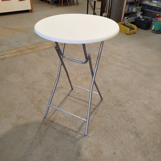 [260123TBR003] Table Ronde Pliante - 110 x 65cm
