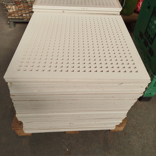 [260226EGC008] Dalle Plafond Suspendu Perforée - 60 x 60 x 1cm