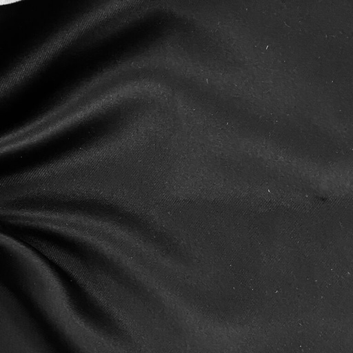 [260227AZU004] Tissu Satin Occultant Noir M1 - 250g/m² - 2.9 x 1m