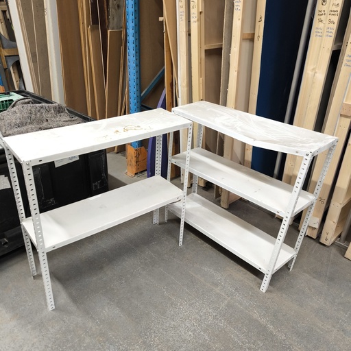 [260304LNK001] Etagère Acier Blanche - 91 x 90 x 30cm