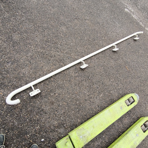 [260304LNK012] Main Courante Acier Blanc - L : 290cm