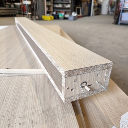 Bloc Aggloméré Effet Bois - 15 x 10cm