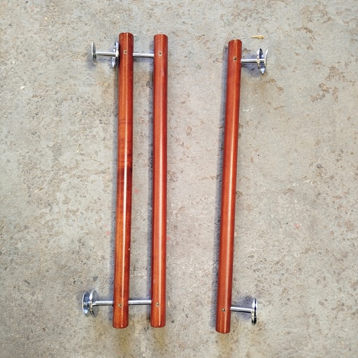 [260319OCT006] Lot Porte Serviette Bois - L : 60cm