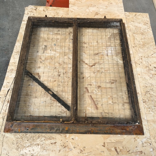 [260410PIX005] Fenêtre De Toit Simple Vitrage Cadre Acier - 610 x 560 x 30mm