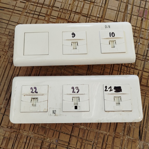 [260511OXY016] Bloc 3 Prises RJ45