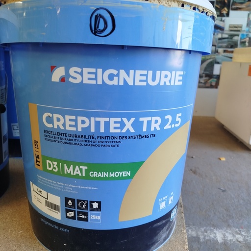 [260612MET014] Crépi CREPITEX TR 2.5 Ocre - 22kg