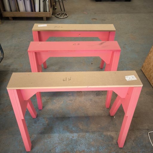 Tréteaux MDF (medium) - h : 78cm