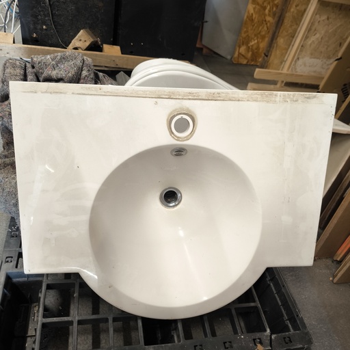 [260623EPO002] Lavabo Céramique Blanc - 70 x 60 x 20cm