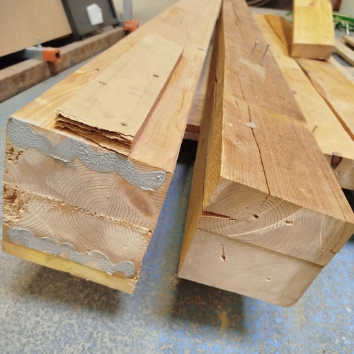 [260730SER007] Poutre Bois Massif - 2985 x 150 x 150mm
