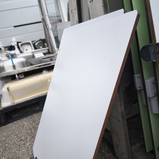 [260729PER027] Panneau HPL Blanc - 750 x 610 x 10mm