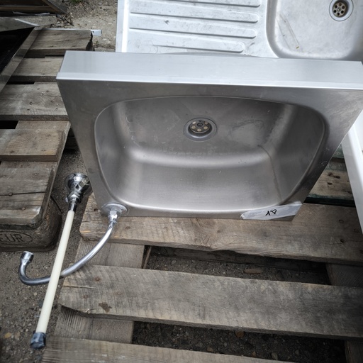 [260729PER032] Lavabo Inox Commande Fémorale - 42 x 36 x 24cm