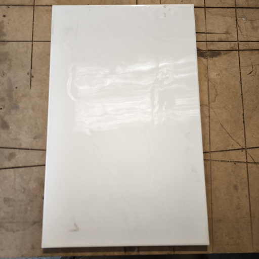 [260804AE001] Lot Carrelage Blanc - 3m² - 40 x 25 x 0.8cm