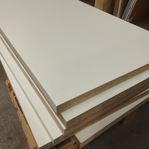 [260916DADH002] Plan De Travail Aggloméré Blanc - 1480 x 650 x 40mm