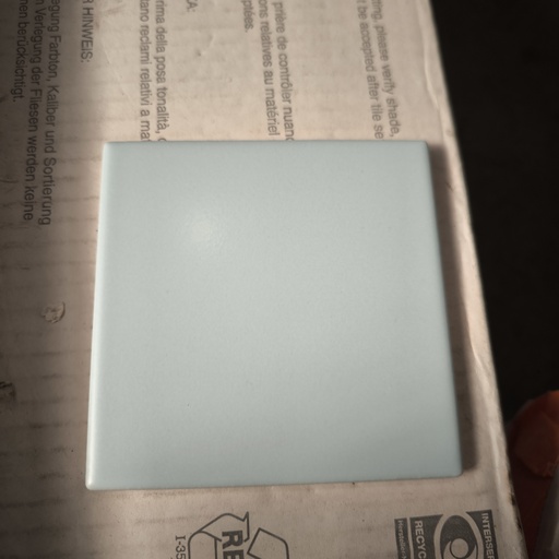 [261014CAR003] Lot Carrelage Bleu - 2m² - 100 x 100 x 7mm