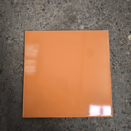 [261014CAR016] Lot Faïence Orange - 5.6m² - 200 x 200 x 6mm