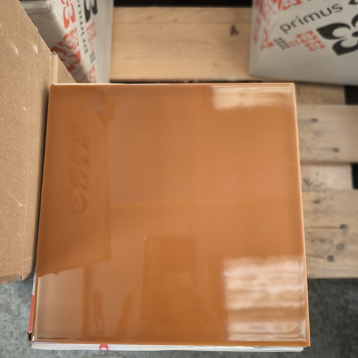 [261014CAR018] Lot Faïence Caramel - 1.6m² - 200 x 200 x 6mm