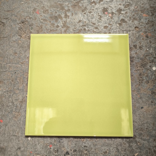 [261014CAR019] Lot Faïence Vert Pomme - 2.2m² - 200 x 200 x 6mm