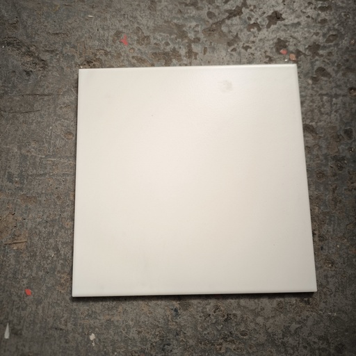 [261014CAR020] Lot Faïence Blanc Mat - 2.8m² - 200 x 200 x 6mm