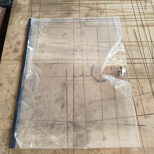 [261030DEMAT002] Porte Plexiglass - 63.5 x 49 x 0.5cm