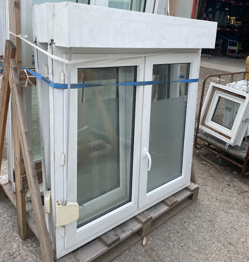 [250129LCA041] Fenêtre PVC + Volet Roulant - 1375 x 1250mm