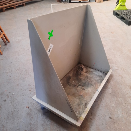 [250213LJPS038] Vidoir Résine Gris - 150 x 110 x 70cm